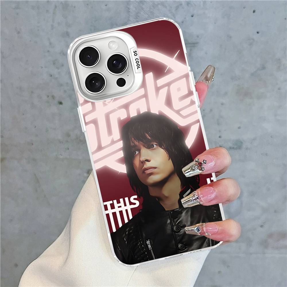 Classic Famous Rock Band The S-strokes Phone Case For IPhone 17 16 15 14 13 Pro Matte Shockproof Back Anti Fall Matte Cover
