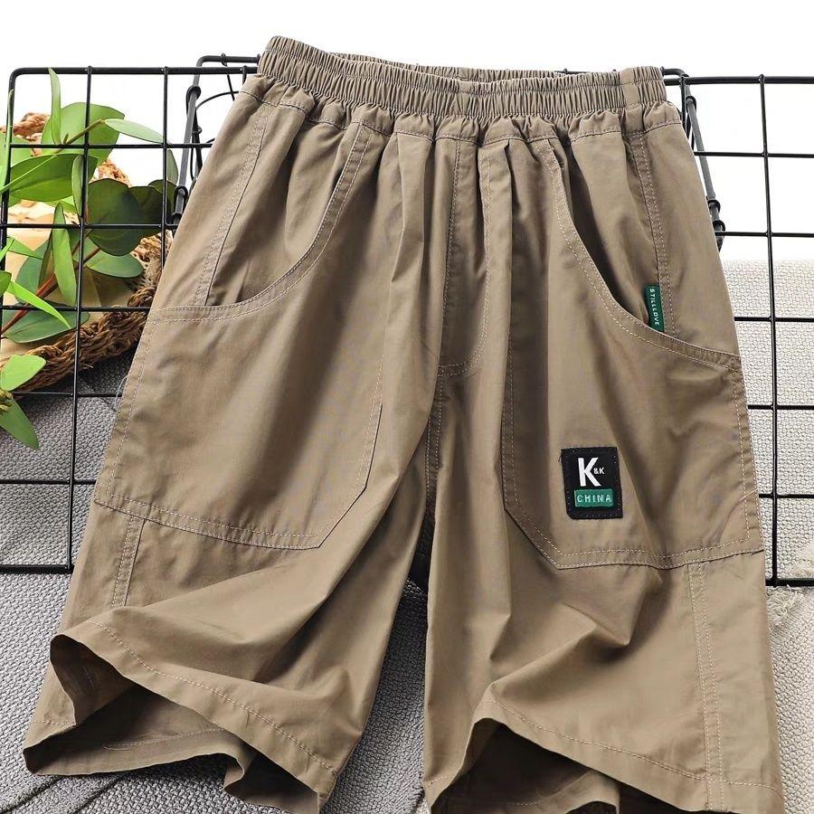 Children's Shorts Summer Thin Style Cool and Loose Fit Boys' Cropped Pants Boys' Casual Over The Knee