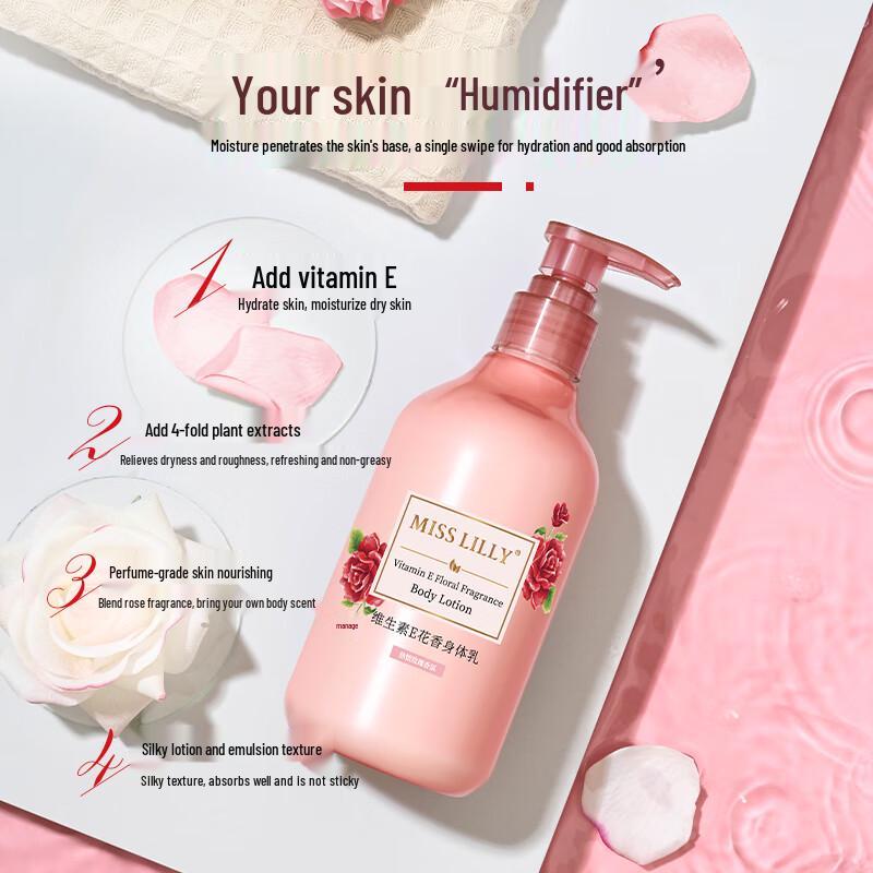 Miss Lily Vitamin E Floral Body Lotion