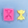 Newest Cute Knot Bow Molds Soft Silicone Fondant Resin Art Mould Cake Decoration Pastry Kitchen Baking Accessories Tools 2025