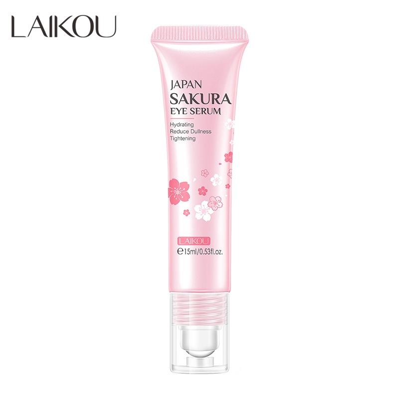 LAIKOU Japan Sakura Eye Serum Remove Wrinkles Anti-aging Rejuvenating 15ml