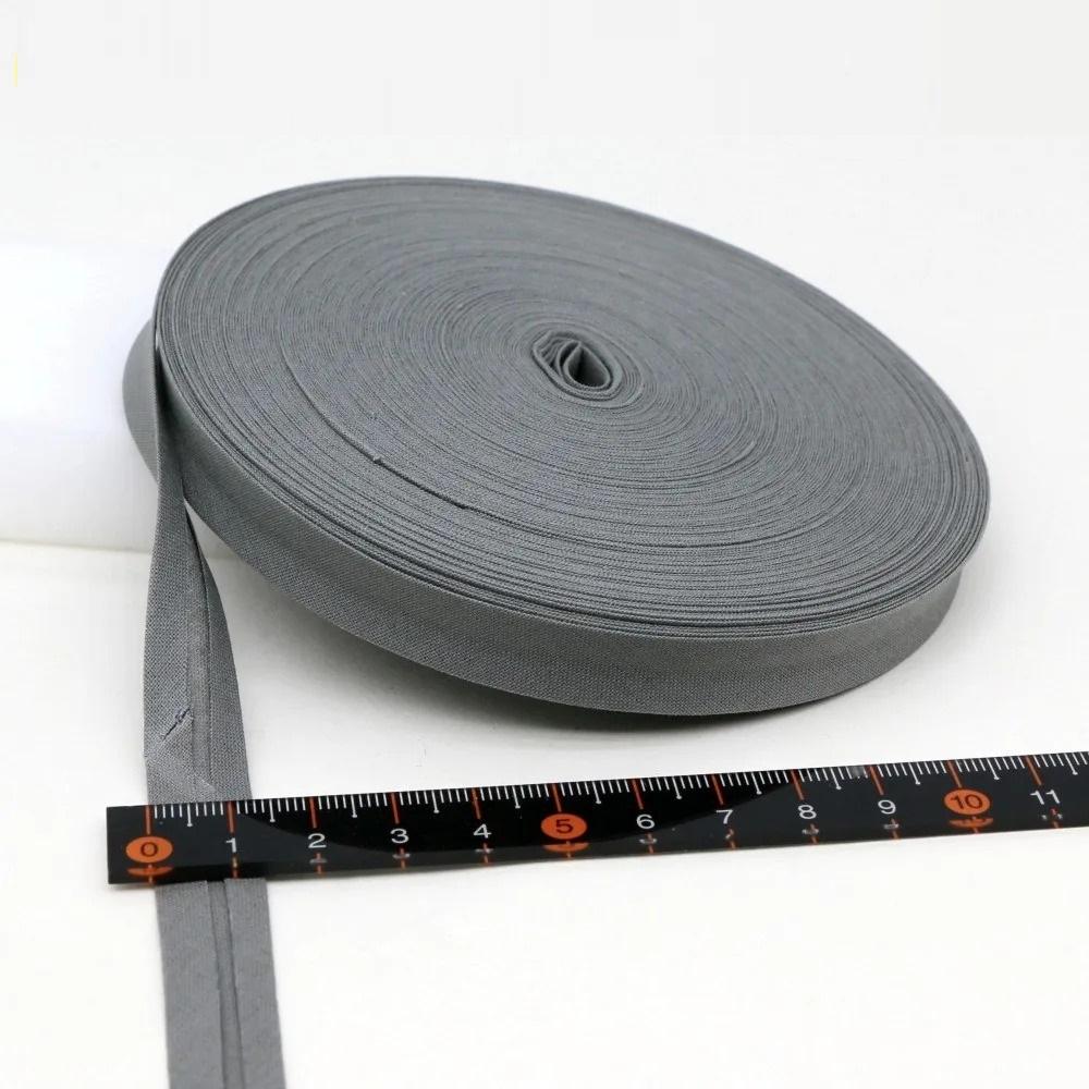 12mm(1/2") Narrow Ironed Single Folded Cotton Solid Color Bias Binding Tape Diy Ribbon Garment Quilt Craft Sewing Accessories