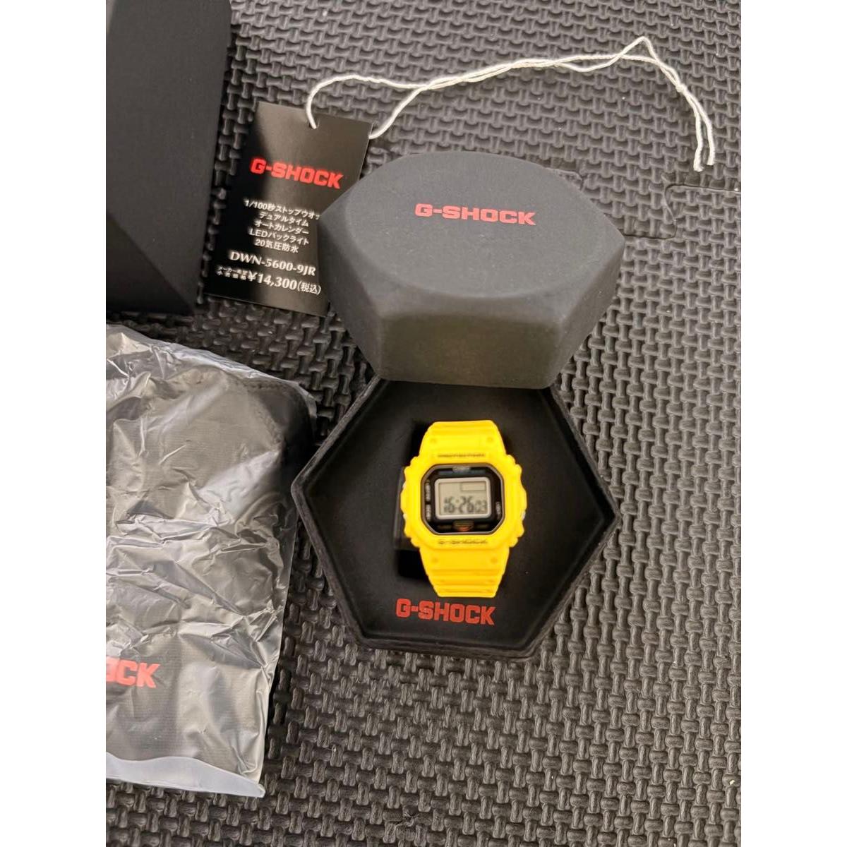 CASIO G-SHOCK Nano DWN-5600-9JR Yellow Yellow Casio G-Shock Ring Watch New Unused
