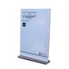 Acrylic Double-Sided Transparent Table Stand: A4 Card, A5 Sign, A6 Wine List, T-Shape Display.