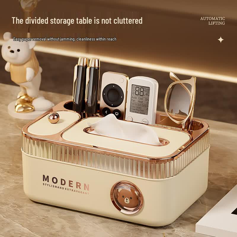 Guanchuojia Desktop Tissue Box Organizer