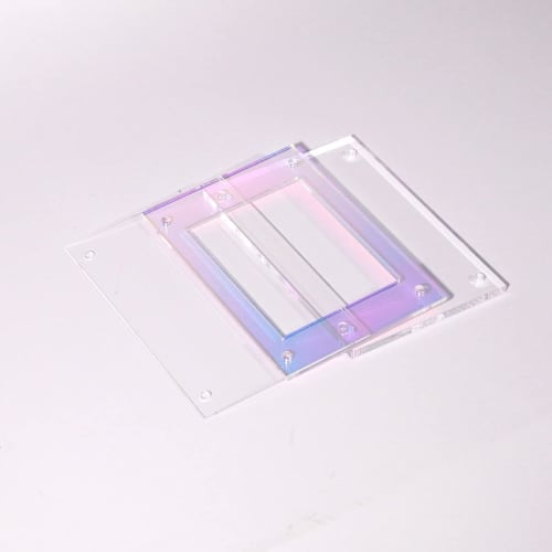 Shield PRO EXTRA Full Protect Sleeve Compatible Aurora Trading Card Display Case, Screw-Down Clear Frame with Groove, Perfect for Storage, Exhibitions