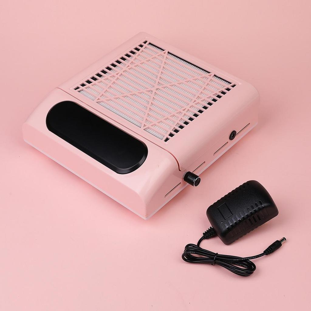 608 Nail Dust Collector - Powerful 80W Suction for Salon Desktop