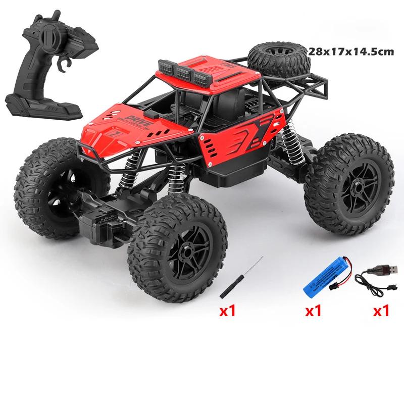 1: 18 Six Wheel Drive Rc Car Cross-Country Climbing Spray Racing Car Remote Control Electric Car Fall Resistant Boy Toy Gift