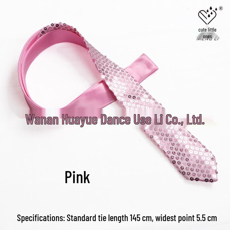 Korean Slim Fit Sequin & Beaded Tie for Men & Women - Formal Wear, Wedding, Party, Performance