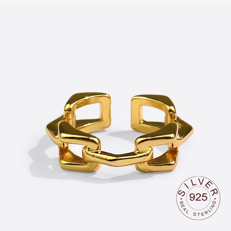 Xiaomi Real 925 Sterling Silver Rings for Women Open Vintage Wedding Trendy Jewelry Large Adjustable Antique Rings Anillos