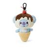 10cm Korean Popular Idol Boy Group Kawaii Plush keychain pendant small animal cross-dressing dessert cake plush doll Anime