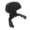 Motorcycle Rear Passenger Backrest Aluminum Alloy Rear Seat Backrest Cushion Pad with Bracket for Xmax300 2023 2024