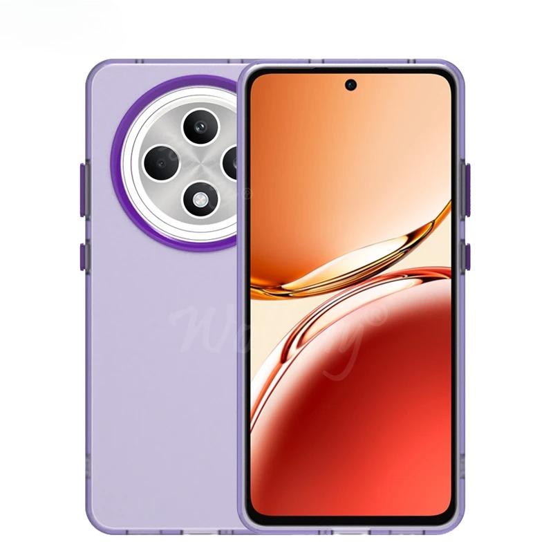 Husă de Telefon Anti-Cădere în Culoare Bomboană Pentru Oppo Reno12 FS Husă Mată Transparentă Pentru Oppo Reno 12 FS Husă Pentru Oppo Reno 12 FS Husă Pentru Oppo Reno 12 FS