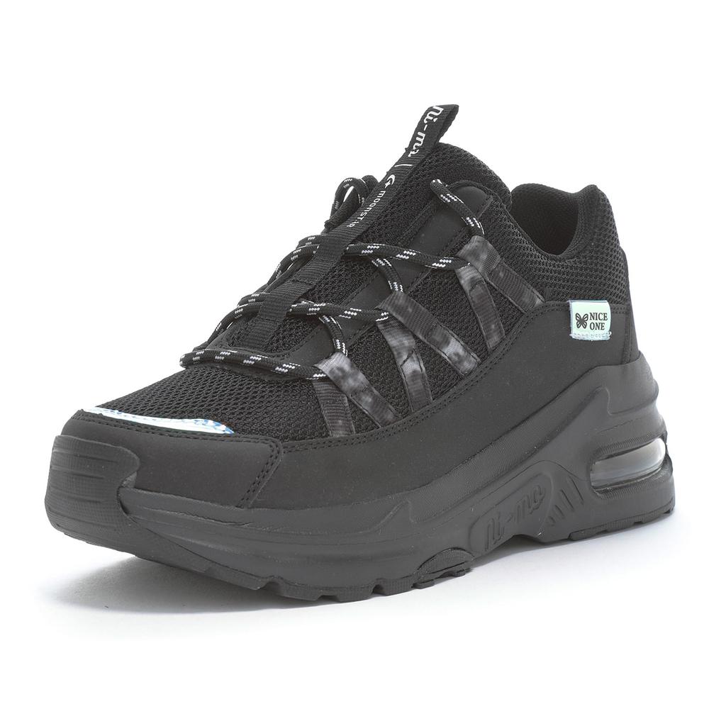 Moonstar NM J136 Size 2E Girls' Sneakers, Black, 23.0 Cm,