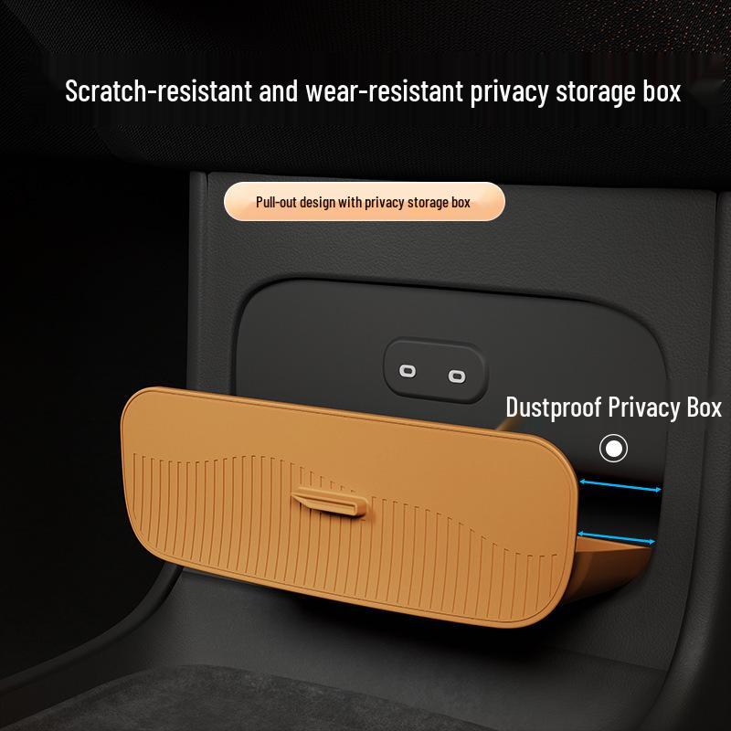 Yu7 Central Control & Rear Screen Anti-Shake Silicone Storage Box