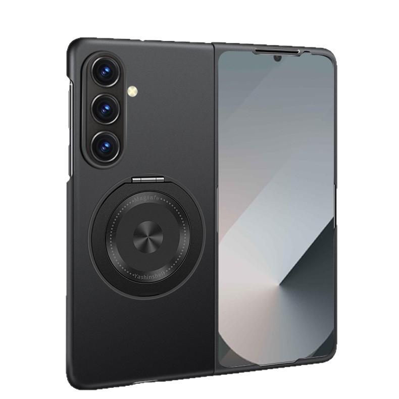 Rotating Bracket Magnetic Folding Mobile Phone Case Is Suitable for Samsung Z FOLD7 Ultra-thin Z FOLD6 Left and Right Folding W25.