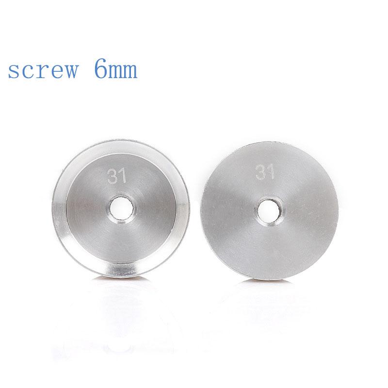 25pcs Watch Capping Machine Dies Back Cover Press Tool Presser Closer Aluminum Mold Accessories Watch Repair Tool for Watchmaker