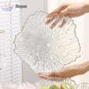 Light Luxury Petal Glass Fruit Plate