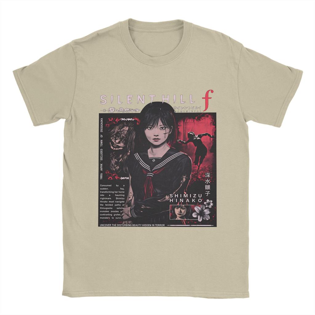 Unisex Vintage S Bootleg Style Silent Hill II T Shirts 100 Cotton Tees Beach Y2K TShirt O Neck Leisure Tshirt Big Size 5XL 6XL