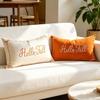 Autumn Embroidered Throw Pillow Covers Farmhouse Cushion Cases for Couch Bedroom Thanksgiving Fall Home Decor