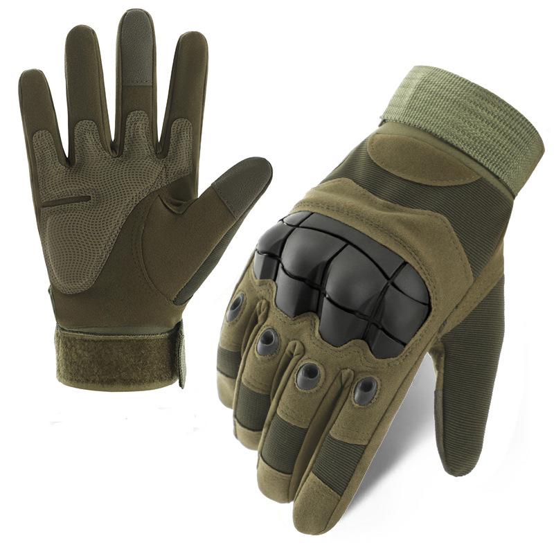 

Tactical all-finger gloves men s soft shell protective palm pad touch screen fighting training combat anti-skid military fans Amazon cross-border M