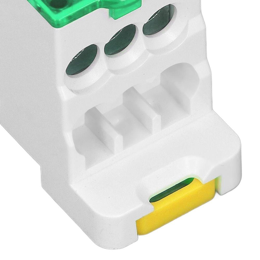 690V DIN Rail Distribution Box Universal 125A Junction Box Yellow Blue Green Terminal Block Various Power Distribution