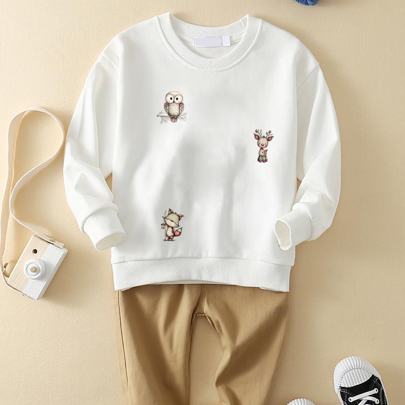 Clothing Sticker Sets, Birds, Foxes, Cute Animal Patterns, Iron-on Stickers, Hooded Sweatshirts, T-shirts, Heat Transfer Decorations