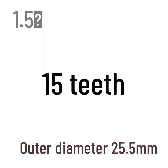 1,5M Modul Stirnrad, 13-120 Zähne, Stahl Zahnstange, 45 Stahl, Wärmebehandelt