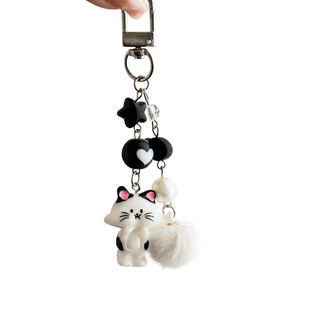 Handcrafted Resin Phone Lanyard Lightweight Charm Pendant Decorative Lanyard Couple Gift rabbit