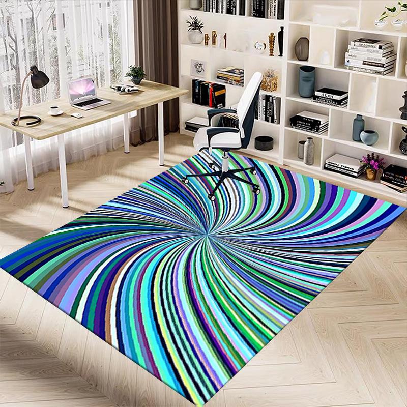 1PC Swirl Pattern Extra Large Non Slip Floor carpet, Office, family, bedroom, Studio   Large Area Rug Indoor Rugs, , Vibrant Colors