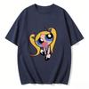 2026 Girls Super Powerful Blouse Training Streetwear Tshirt Womens Tee Breathable Gym Fitness Family Matching Outfits Clothing