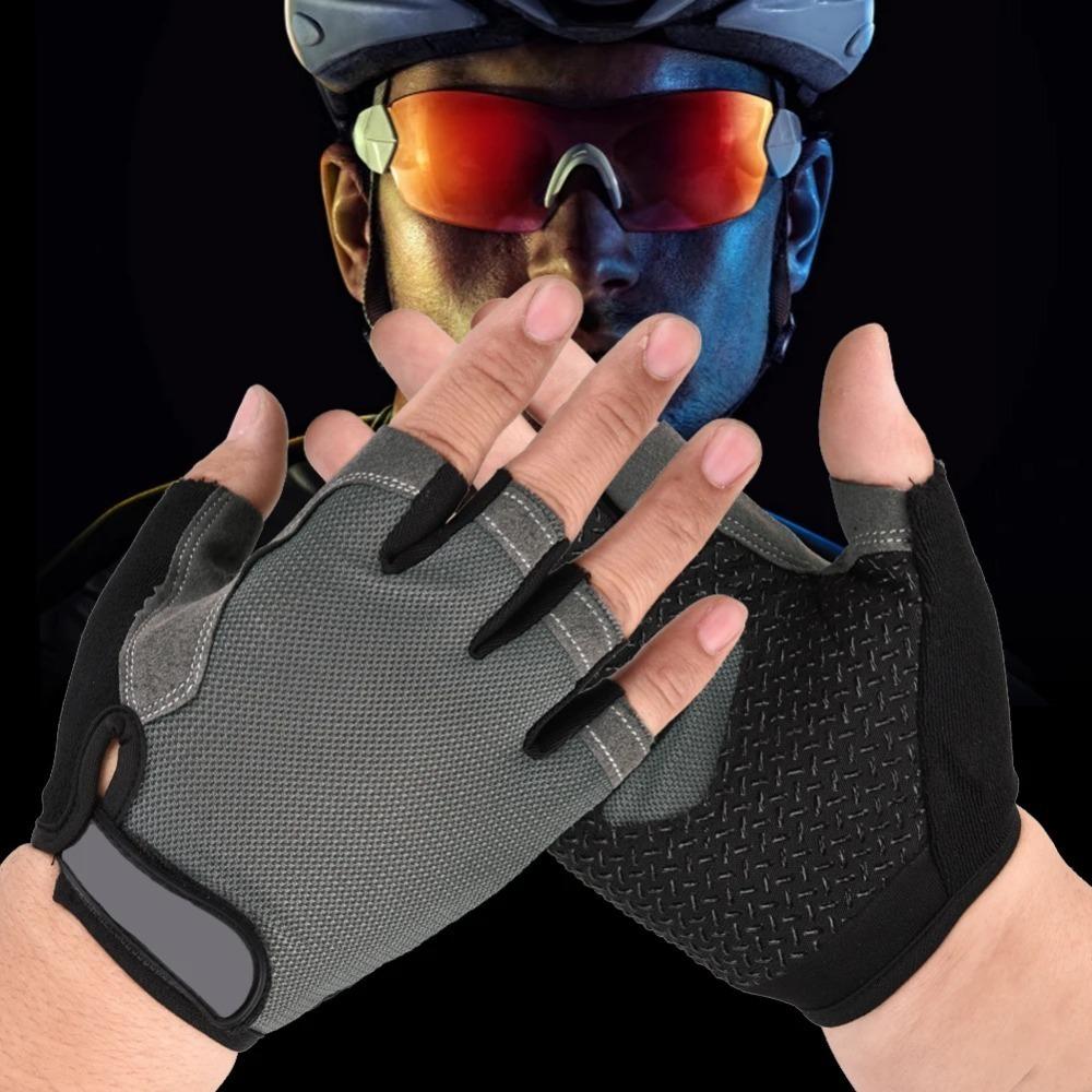 Fingerless Cloves Outdoor Tactical Gloves Anti Slip Cycling Gloves Breathable Summer Fishing Gym Fitness Gloves for Women Men