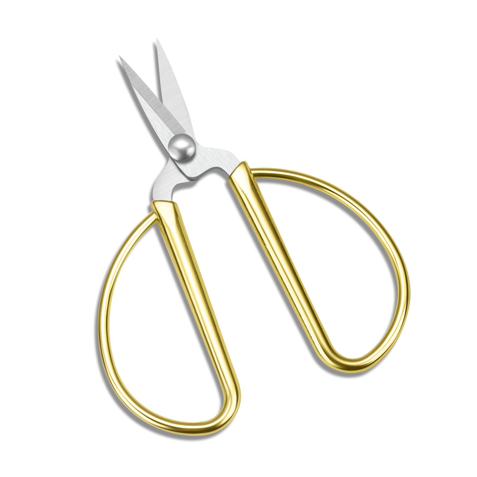 

Новые ретро маленькие швейные ножницы из нержавеющей стали и цинкового сплава для нити, вышивки, рукоделия, резак для ткани, ремесленный инструмент