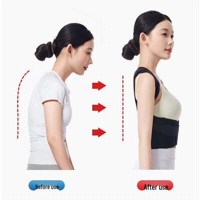 Unisex Upright Posture Corrector: Comfortable Shoulder Strap for Posture Improvement and Back Support