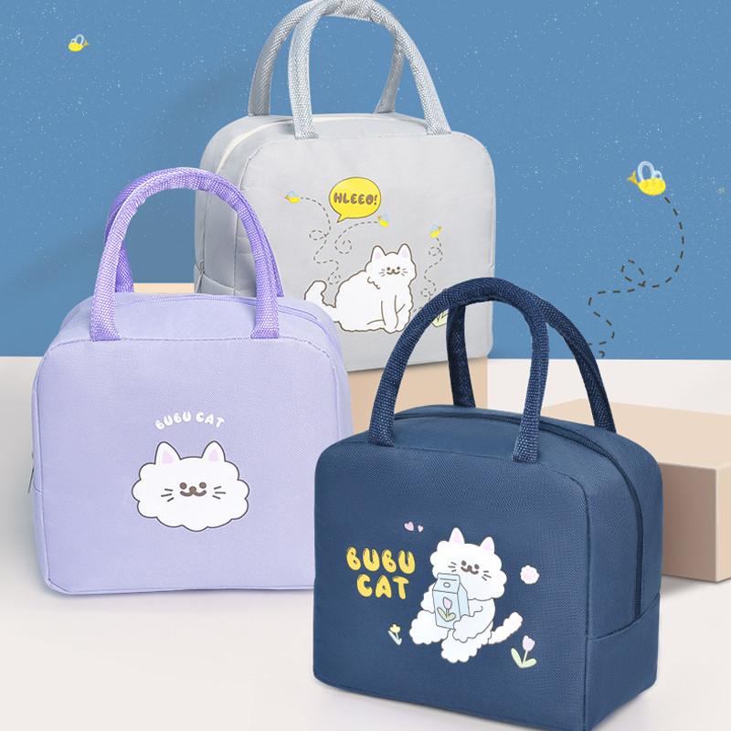 New Cartoon Style Oxford Cloth Thermal Lunch Tote With Unique Design And Spacious Interior