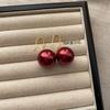 Multi-color Highlight Pearl Stud Earrings Classic Simple Commuting Light Luxury Temperament Versatile High-end Elegant Earrings