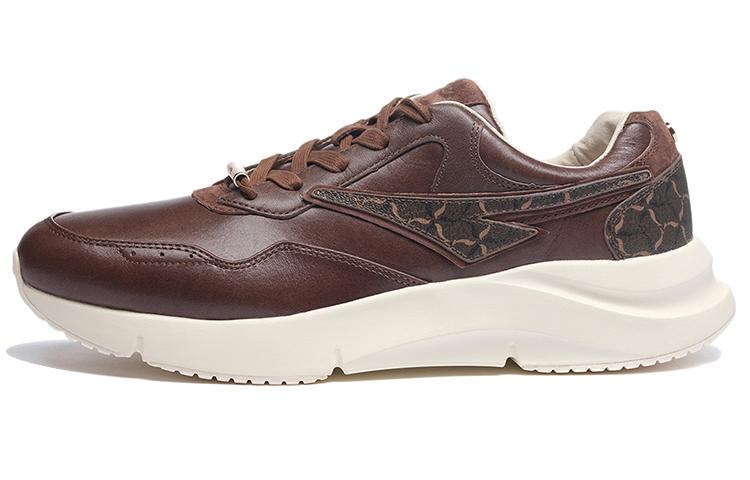 Li Ning Commute Collection Leather Cushioning Slip Resistant Abrasion Resistant Low top Sports Casual Shoes Men s ALFR109-2 43.5