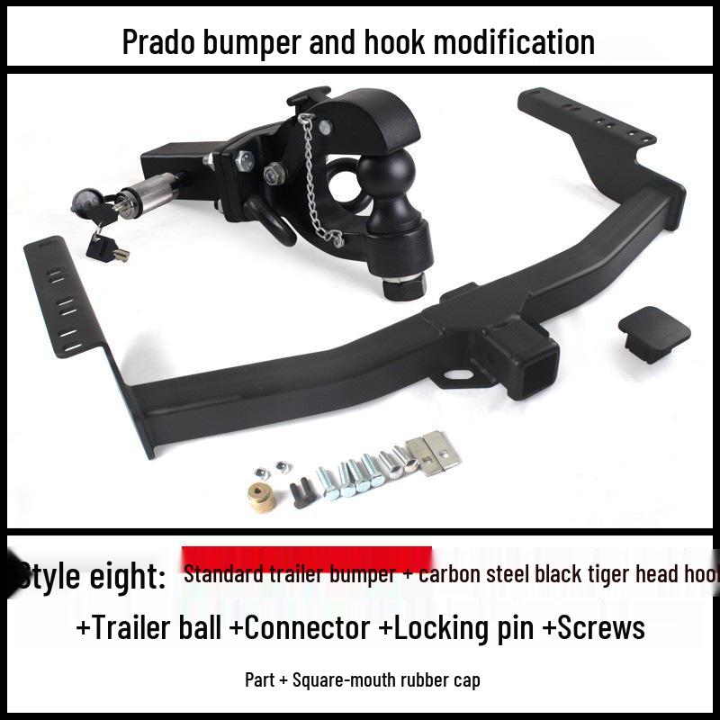 Prado Trailer Hitch: Compatible with 2700/4000 LC120/150 Rear Tow Bar Towing Hook