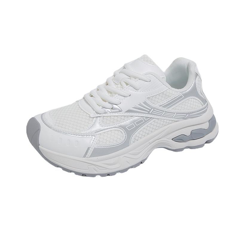 

Женские кроссовки в стиле «папиных кроссовок» летне-осенняя новая версия на платформе, сетчатые дышащие универсальные увеличивающие рост повседневные кроссовки женские Y103 40