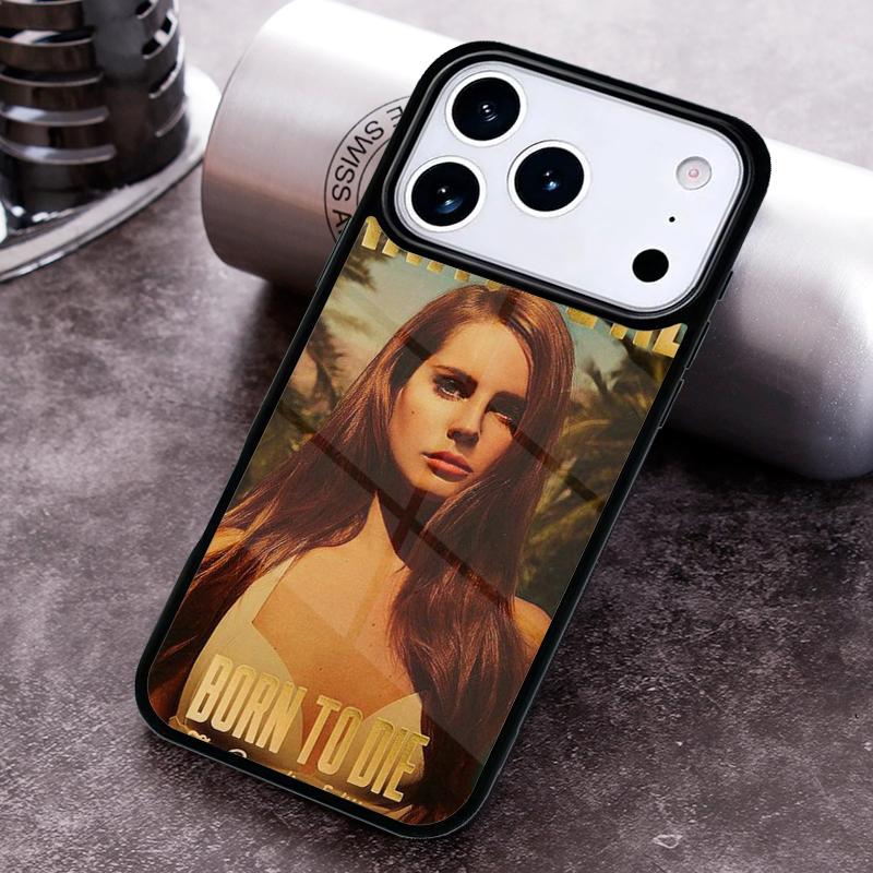 L-ana Del Rey Singer Phone Case for iPhone 17 16 15 Pro Max Air 14 13 12 11 Plus Shockproof Capa Cover