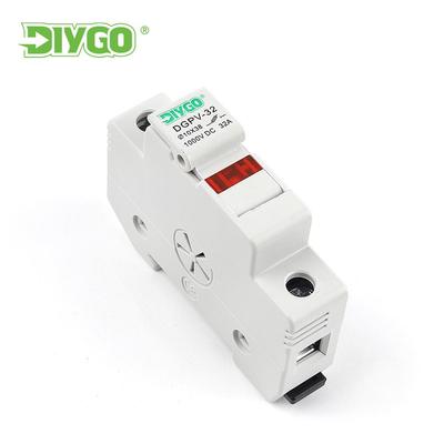 10x38 DC Fuse with Indicator Light for PV Combiner Box, 1000V, 16A/20A/32A