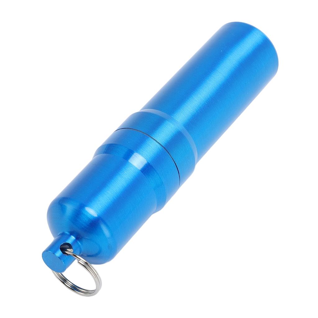 Metall-Aufbewahrungsrohr Aluminiumlegierung Wasserdichtes Rohrbehälter für Outdoor-Camping-Reisen