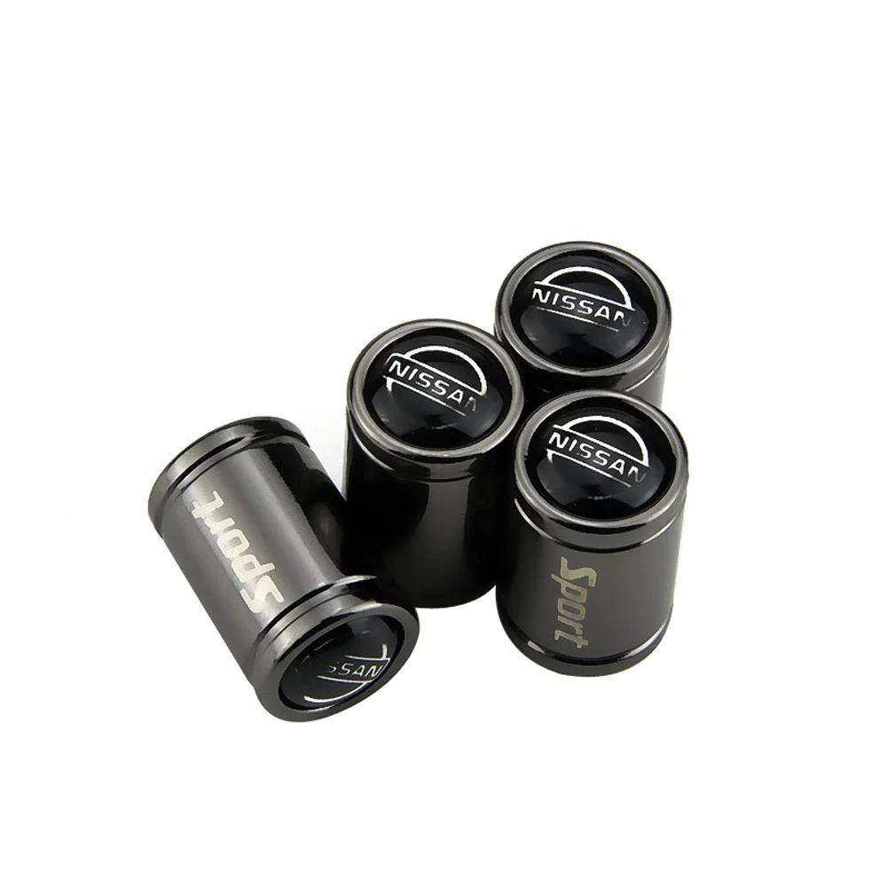 for Nissan Nismo GTR Z Qashqai J10 Tiida Teana Juke X-trail Rogue Versa Altima Car Wheel Tire Valve Tyre Stem Air Caps