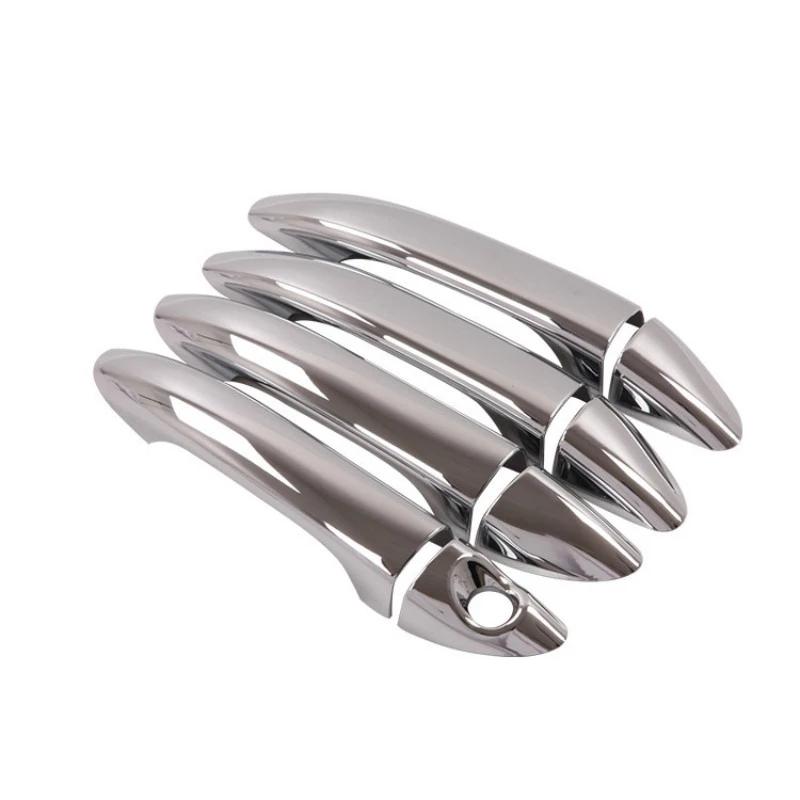 For Hyundai I10 Grand I10 X 2014 I20 Coupe Active MK2 2015 2016-2018   Door Handle Cover Trim ABS Chrome Car Accessories