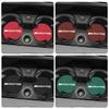 2Pcs Suede Leather Coaster Car Water Cup Anti-slip Pad Mat Auto Interio For Mercedes Benz AMG Smart W205 C300 W203 W206 W108 W12