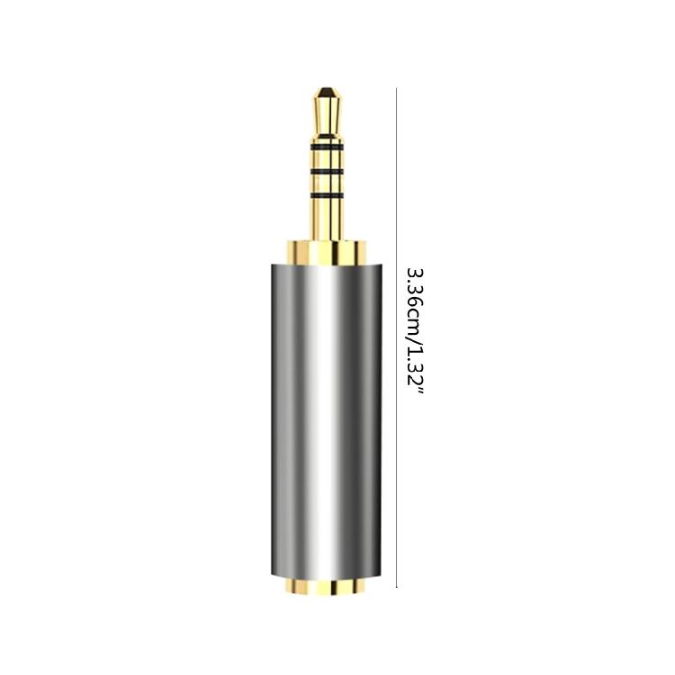 3.5mm Female To 2.5mm Male Audio Adapter Converter Phone Left Right Mono
