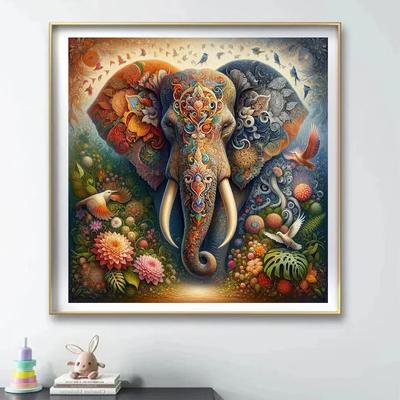 Diy Diamond Painting Flowers Elephant New Beads Embroidery Mosaic 5D Full Diamond Cross Stitch Kits Wall Art