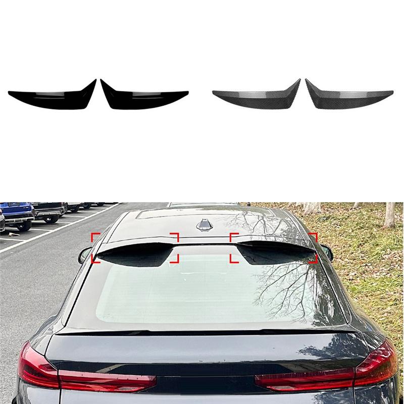 Car Rear Trunk Spoiler Wing Automobile Boot Wing Lip Decoration For BMW X6 G06 -2024 Gloss Black