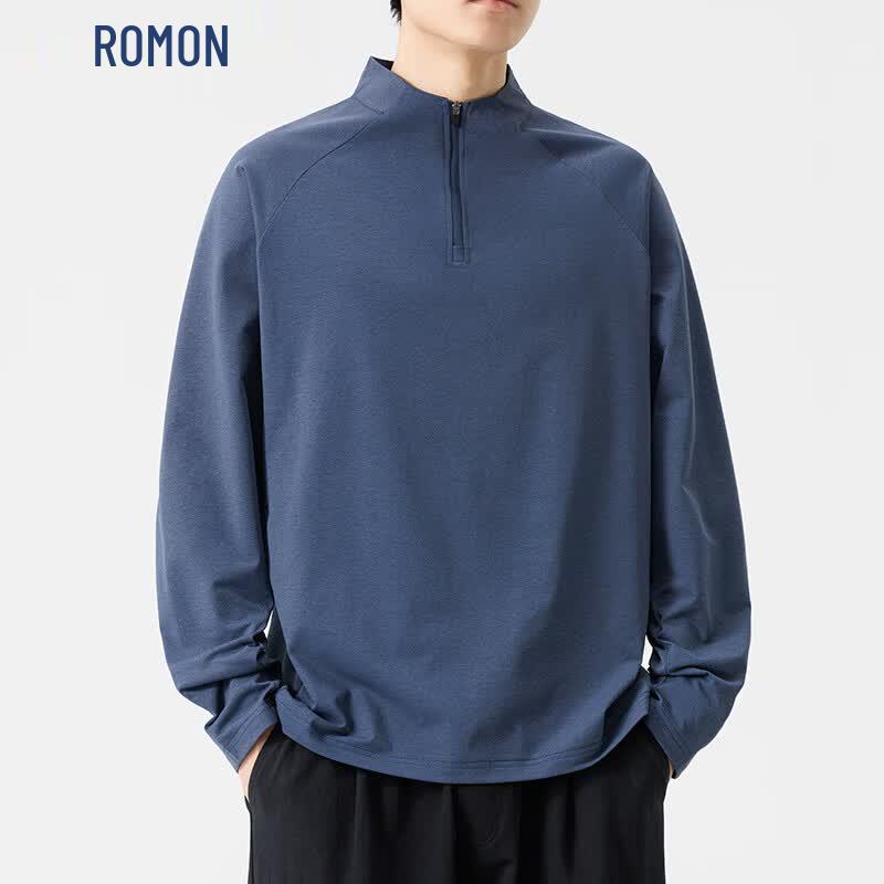 

ROMON Men s Fashion Long-Sleeve T-Shirt 2XL