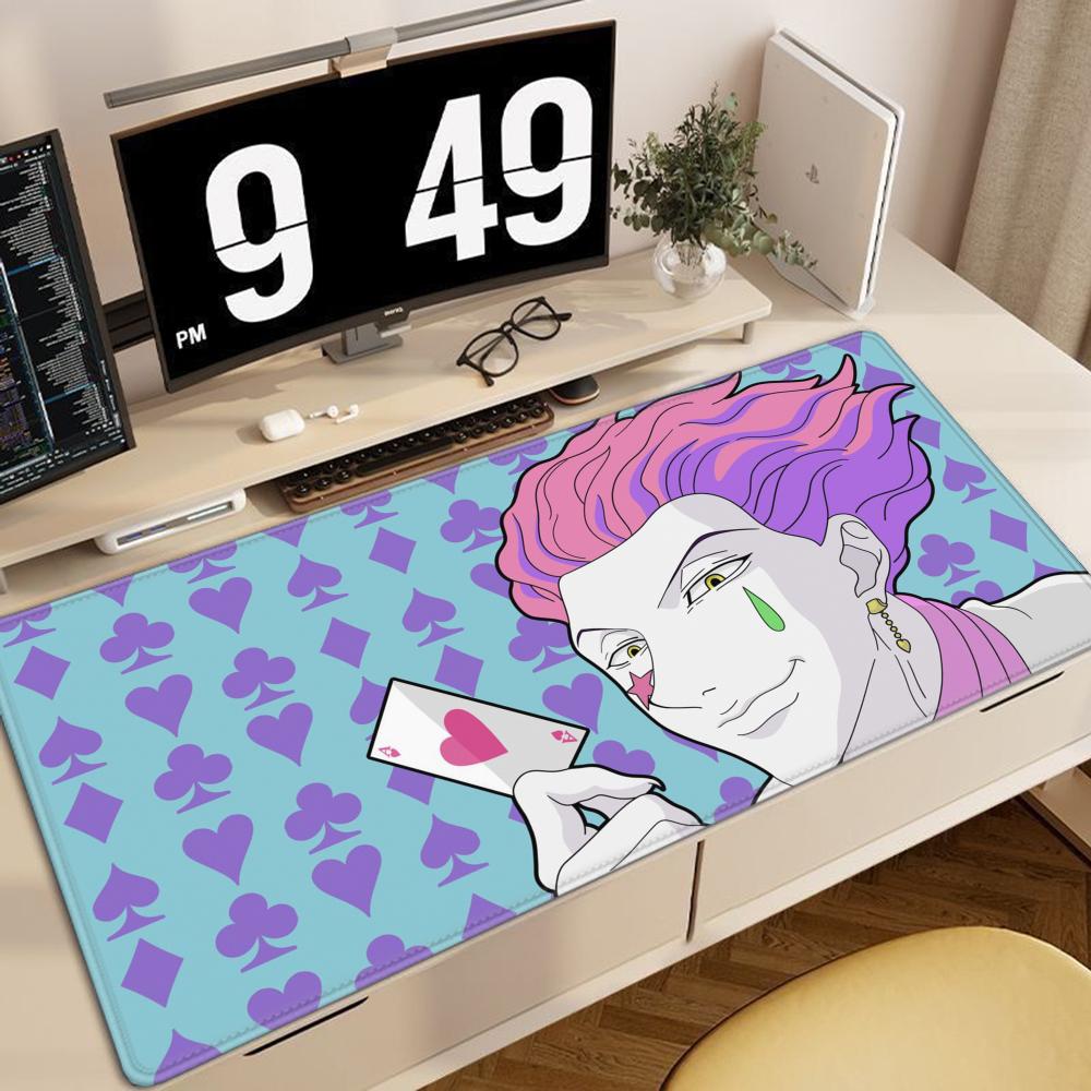 Großes Mauspade Hunter x hunter Mauspade XXL Gaming Zubehör Büro Gamer Tastatur Schreibtischmatte Rutschfest Laptop Anime Mauspade